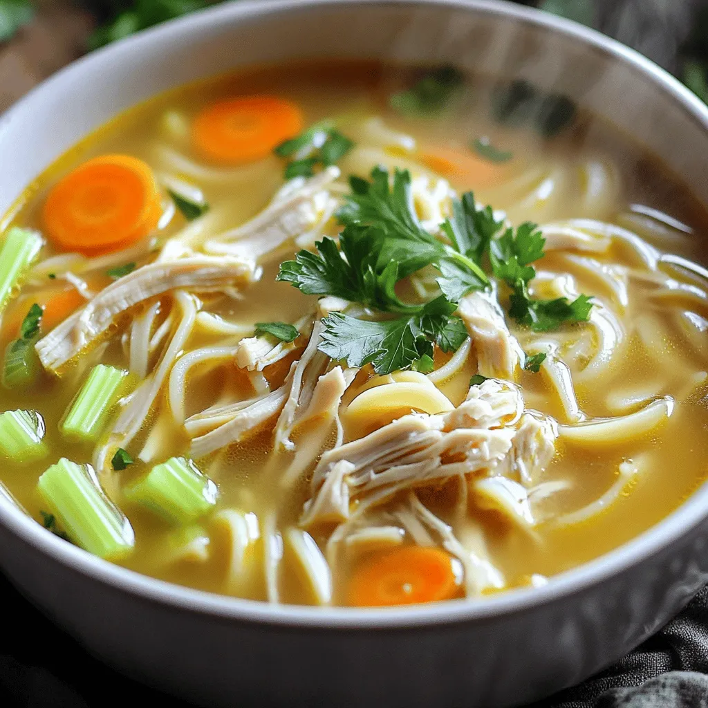 Instant Pot Chicken Noodle Soup Simple and Quick