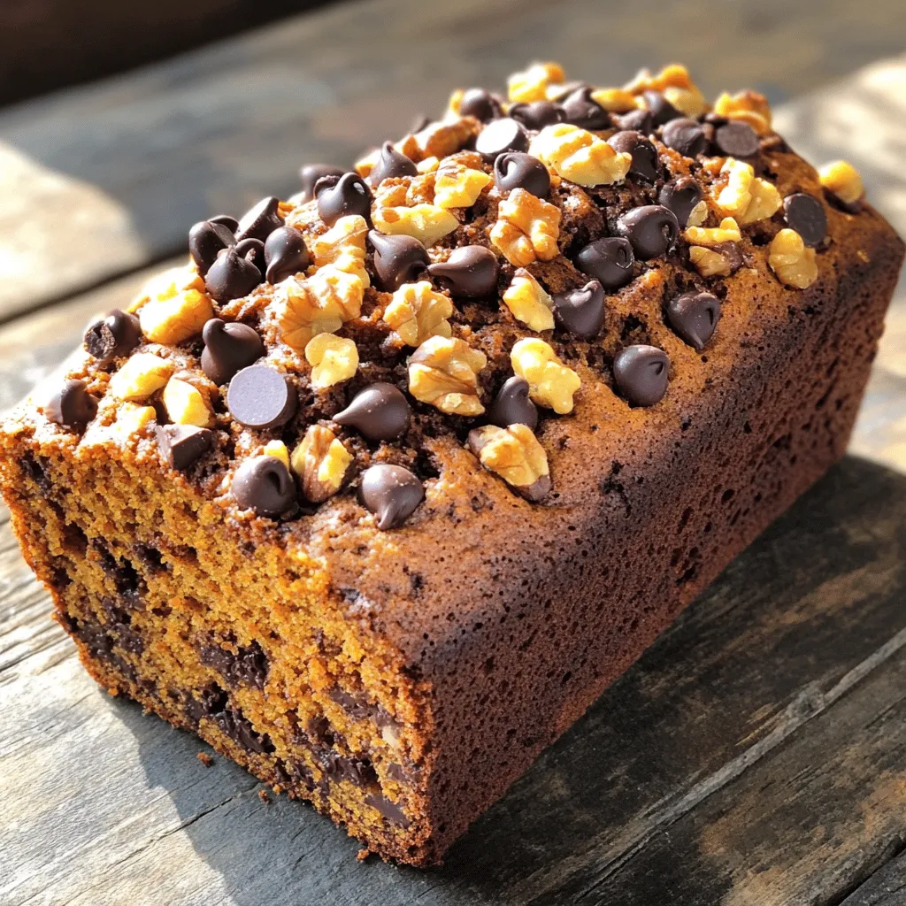 Chocolate Chip Pumpkin Bread Flavorful and Easy Recipe