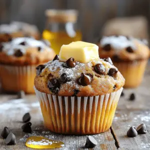 - 3 ripe bananas, well mashed - 1/3 cup melted coconut oil - 1/2 cup packed brown sugar - 1/4 cup granulated sugar - 2 large eggs, at room temperature - 1 teaspoon pure vanilla extract - 1 teaspoon baking soda - 1/4 teaspoon sea salt - 1 1/2 cups all-purpose flour - 1/2 cup chocolate chips (dark or milk) - 1/4 cup chopped walnuts (optional) The key to great muffins starts with ripe bananas. They add natural sweetness and moisture. Use bananas with lots of brown spots. This shows they are ready to mash and mix. I like to melt coconut oil for a rich taste. You can also use butter, but coconut oil gives a nice twist. Next, you need both brown sugar and granulated sugar. Brown sugar makes the muffins soft and chewy. Granulated sugar helps them rise nicely. Mixing both gives a great balance of flavor. Eggs are important for structure. They hold the muffins together. Use large eggs at room temp; they mix better. Vanilla extract adds a lovely aroma. Who doesn’t love the smell of vanilla while baking? Baking soda helps the muffins rise. It works with the acidity in the bananas. Sea salt brings out the flavors. Don't skip it! All-purpose flour is the main base. It gives the muffins structure. Be careful not to overmix when adding it. Now, for the star ingredient: chocolate chips! You can choose dark or milk chocolate. They make each bite delightful. If you like some crunch, add walnuts. They bring a nice texture. Gather all your ingredients before you start. This makes baking easier and more fun! 1. Preheating the oven Start by preheating your oven to 350°F (175°C). This step is key for even baking. 2. Preparing the muffin tin Next, prepare your muffin tin. Line it with paper liners or grease it lightly. This helps the muffins come out easily. 3. Mixing the banana and coconut oil In a large bowl, add 3 ripe bananas. Use a fork to mash them well. Then, pour in 1/3 cup of melted coconut oil. Mix them until the mixture is smooth and creamy. 4. Combining sugars to banana mixture Gradually add 1/2 cup of packed brown sugar and 1/4 cup of granulated sugar to the bowl. Stir until the sugars blend well into the banana mix. The mixture should feel slightly fluffy. 5. Adding eggs to the mixture Now, add 2 large eggs, one at a time. Mix well before adding the next egg. This ensures a smooth batter. 6. Mixing in vanilla extract Add 1 teaspoon of pure vanilla extract to the mixture. This gives your muffins a lovely flavor. 7. Adding baking soda and sea salt Sprinkle 1 teaspoon of baking soda and 1/4 teaspoon of sea salt over the batter. Stir gently with a spatula. This helps your muffins rise without overmixing. 8. Integrating flour carefully Gradually fold in 1 1/2 cups of all-purpose flour. Mix until just combined. Be careful not to overmix, or your muffins may turn out dense. 9. Adding chocolate chips and walnuts Now, add 1/2 cup of chocolate chips and 1/4 cup of chopped walnuts if you like. Fold them gently into the batter to distribute evenly. 10. Filling muffin cups and baking Spoon the batter into each muffin cup, filling them about 3/4 full. Bake in the preheated oven for 18-22 minutes. Check for doneness by inserting a toothpick. It should come out clean or with a few moist crumbs. Once baked, let the muffins cool in the tin for about 5 minutes before transferring them to a wire rack. This step will help enhance their texture. Avoiding overmixing Mixing is key, but too much can ruin your muffins. When you add flour, stir just until you see no dry bits. This keeps your muffins light and fluffy. Remember, a few lumps are okay! Testing for doneness To know when your muffins are ready, use a toothpick. Stick it in the center of a muffin. If it comes out clean or with a few crumbs, your muffins are done. This simple test ensures you don’t overbake. Tip on chocolate choices Choose your chocolate wisely. Dark chocolate gives a rich flavor, while milk chocolate adds sweetness. You can even mix both for a fun twist! The type of chocolate you pick changes the taste of your muffins. Suggestions for additional mix-ins Want to jazz up your muffins? Add some chopped walnuts for crunch. You can also try adding spices like cinnamon or nutmeg for warmth. Dried fruit, like raisins or cranberries, can add a juicy burst of flavor too! {{image_4}} You can make small changes to turn these muffins into healthier treats. First, you can swap all-purpose flour for whole wheat flour. This adds fiber and nutrients. Whole wheat flour gives a heartier taste. Next, consider reducing the sugar content. You can cut the brown sugar by a third. If you want, try using mashed banana as a natural sweetener. This will keep the muffins tasty without all the sugar. Adding spices can lift the flavor of your muffins. Try a teaspoon of cinnamon for warmth. A pinch of nutmeg gives a nice twist too. These spices make the muffins extra cozy. If you want to change the nuts, you can use pecans or almonds instead of walnuts. Both give a different texture and taste. Pecans are buttery, while almonds add a nice crunch. Mixing and matching keeps your muffins exciting! After baking, let the muffins cool for five minutes in the tin. Then, move them to a wire rack. This step allows air to circulate around the muffins, helping them stay moist. Once they cool completely, store them in an airtight container. This keeps them fresh for up to three days at room temperature. If you want to keep them longer, freezing is a great option. To freeze your muffins, first, let them cool fully. Then, wrap each muffin in plastic wrap. Place the wrapped muffins in a freezer-safe bag or container. This helps protect them from freezer burn. You can freeze them for up to three months. When you’re ready to enjoy a muffin, take it out and let it thaw. For the best texture, thaw it overnight in the fridge. You can also warm it in the microwave for a few seconds. This makes the muffin soft and tasty, just like fresh-baked! Can I use frozen bananas? Yes, you can use frozen bananas. Just thaw them first. They should be soft and mushy. This adds great flavor and moisture to your muffins. What can I substitute for eggs? If you need an egg substitute, try using flaxseed meal or applesauce. Use 1/4 cup of applesauce or 1 tablespoon of flaxseed mixed with 3 tablespoons of water for each egg. How do I know when my muffins are done? Check your muffins after 18 minutes. Insert a toothpick into a muffin's center. If it comes out clean or with a few moist crumbs, they are done. Can I make mini muffins instead? Yes, you can make mini muffins! Just reduce the baking time to about 10-15 minutes. Keep an eye on them to avoid overbaking. How long do these muffins last? These muffins last about 3-4 days at room temperature. Store them in an airtight container to keep them fresh. You can also freeze them for longer storage. You learned how to make delicious chocolate chip banana muffins. We covered important ingredients like ripe bananas and coconut oil. I shared a step-by-step guide to prepare and bake these treats. You also got tips for perfect texture and flavor enhancements. Finally, we explored variations for health and taste. In the end, baking is fun and worthwhile. Enjoy these muffins fresh, or save some for later. Happy baking!