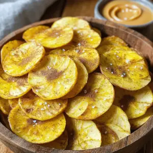 - 2 large apples (Honeycrisp or Granny Smith recommended) - 1 teaspoon ground cinnamon - 1 tablespoon coconut sugar or granulated sugar - Pinch of fine sea salt - Optional: 1 tablespoon fresh lemon juice - Air fryer - Mixing bowl - Sharp knife - Cutting board - Paper towels - Wire rack I love making air fryer apple chips because they are simple and fun. The first step is to gather your ingredients. You need two apples. Honeycrisp or Granny Smith are the best choices. They give great flavor and crunch. Next, you will need ground cinnamon, coconut sugar, and a pinch of sea salt. You can add fresh lemon juice to help keep the apples bright and fresh. Make sure you have the right tools too. An air fryer is key to this recipe. A mixing bowl helps you coat the apple slices evenly. A sharp knife and cutting board are important for slicing the apples. You will also need some paper towels to dry the slices. Lastly, a wire rack is great for cooling the chips after frying. These ingredients and tools set you up for success. You will enjoy preparing and snacking on these healthy apple chips. - Wash and dry the apples - Slice apples into thin rounds or wedges Start by washing your apples under cool running water. This step helps remove any dirt or residue. After washing, dry them with a clean towel. Now, grab a sharp knife and a cutting board. Slice the apples into thin rounds, about 1/8 inch thick. You can also cut them into wedges for a fun shape. - Soak apple slices in water and lemon juice - Pat slices dry with a paper towel To keep your apple slices from browning, soak them in a mix of water and lemon juice. Use about one tablespoon of lemon juice for every cup of water. Let them soak for about 5 minutes. This keeps the apples looking fresh and bright. Once they are done soaking, pat the slices dry with a paper towel. This step is important before seasoning. - Mix cinnamon, coconut sugar, and sea salt - Coat apple slices evenly and gently In a mixing bowl, combine one teaspoon of ground cinnamon, one tablespoon of coconut sugar, and a pinch of fine sea salt. Stir well to mix. Next, gently coat the apple slices with this mixture. Make sure every slice gets an even coating. This adds a nice flavor to your apple chips. - Preheat air fryer to 300°F (150°C) - Arrange apple slices in a single layer - Air fry for 15-20 minutes, shaking halfway through Preheat your air fryer to 300°F (150°C) for about 3 to 5 minutes. This step is key for crispy chips. Now, carefully arrange the apple slices in a single layer in the air fryer basket. Avoid overlapping to ensure even cooking. Air fry them for 15 to 20 minutes. Remember to shake the basket halfway through to help with even crisping. Keep an eye on them near the end to avoid burning. When they look golden and crispy, they are ready! Remove them and let them cool on a wire rack. Preheating the air fryer is key. Set it to 300°F (150°C) and preheat for 3 to 5 minutes. This helps the apple chips cook evenly. Watch the cooking time closely. It usually takes 15 to 20 minutes. Shake the basket halfway through. This ensures all sides get crispy. In the last few minutes, keep an eye on them. You don’t want them to burn. When serving your apple chips, choose a rustic bowl or a wooden platter. This adds charm to your snack. You can sprinkle a little extra cinnamon on top for flair. Pair the chips with a side of caramel dip or nut butter. This creates a fun and tasty mix. Your guests will love the added sweetness! Don’t be afraid to get creative with spices. Adding nutmeg or ginger can bring new flavors. You can also try pre-soaking apple slices in different juices. This adds exciting tastes to the chips. Experiment with what you like best! It makes the apple chips even more delicious. {{image_4}} You can use many types of apples for air fryer apple chips. Honeycrisp apples are sweet and juicy. Granny Smith apples are tart and crisp. Each type gives a unique flavor and texture. You can even mix different apples to create a tasty blend. This mix can surprise your taste buds. For a fun twist, try Fuji or Gala apples for a sweeter touch. If you want more sweetness, you can use honey or maple syrup. These natural sweeteners add flavor and can make your chips stickier. If you prefer less sugar, try coconut sugar or granulated sugar. You can also adjust the amount based on your taste. This way, you control the sweetness to fit your diet. Adding spices can make your apple chips even more special. A dash of vanilla extract can bring warmth and depth. Nutmeg adds a nice, cozy flavor that pairs well with apples. You can also experiment with cinnamon, ginger, or even chili powder for a kick. These spices can turn a simple snack into something unique. To keep your apple chips crunchy, store them in an airtight container. This helps lock in freshness and flavor. If stored correctly, the chips can last for up to a week. After that, they may lose their crispiness and taste. If your apple chips become soft, you can bring back their crunch. Preheat your air fryer to 300°F (150°C). Place the chips in a single layer and air fry for about 3 to 5 minutes. This method helps avoid sogginess, ensuring your snack remains delightful. You can freeze apple chips for long-term storage. Make sure they are completely cool before freezing. Place them in a freezer-safe bag or container, removing as much air as possible. When you're ready to enjoy them, thaw the chips at room temperature for about 15 minutes before serving. To stop your apple chips from browning, soak the slices in water with lemon juice. This method keeps the slices bright and tasty. Let them soak for about five minutes. After soaking, pat them dry with a paper towel. This step helps keep your apple chips looking fresh and appealing. Yes, you can use many fruits. Some great options include pears, bananas, and peaches. These fruits also make tasty chips. Slice them thinly like apples for the best results. You can season them the same way or try new spices to mix it up. Absolutely! Air fryer apple chips are a healthy snack. They offer fiber from the apples and have less fat than fried options. You control the sugar and can avoid unhealthy additives. Enjoy them for a crunchy snack or as a topping for yogurt or salads. Homemade apple chips can last up to two weeks if stored properly. Keep them in an airtight container to protect their crunch. Watch for signs of spoilage, like softness or a change in color. If they lose their crispiness, you can re-crisp them in the air fryer for a few minutes. You can create delicious air fryer apple chips using simple ingredients. We covered the key steps, from preparing apples to seasoning them. I also shared tips for perfect crispiness and variations for flavor. Don't forget about storage options to keep your chips fresh! Incorporating these easy methods will impress anyone. Enjoy snacking on these tasty, homemade apple chips!
