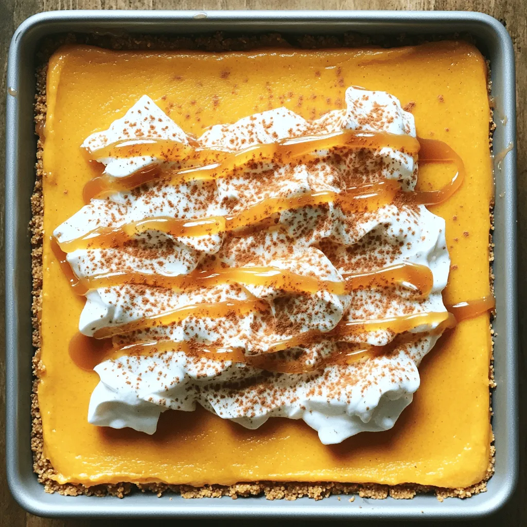 No-Bake Pumpkin Cheesecake Bars Irresistible Dessert