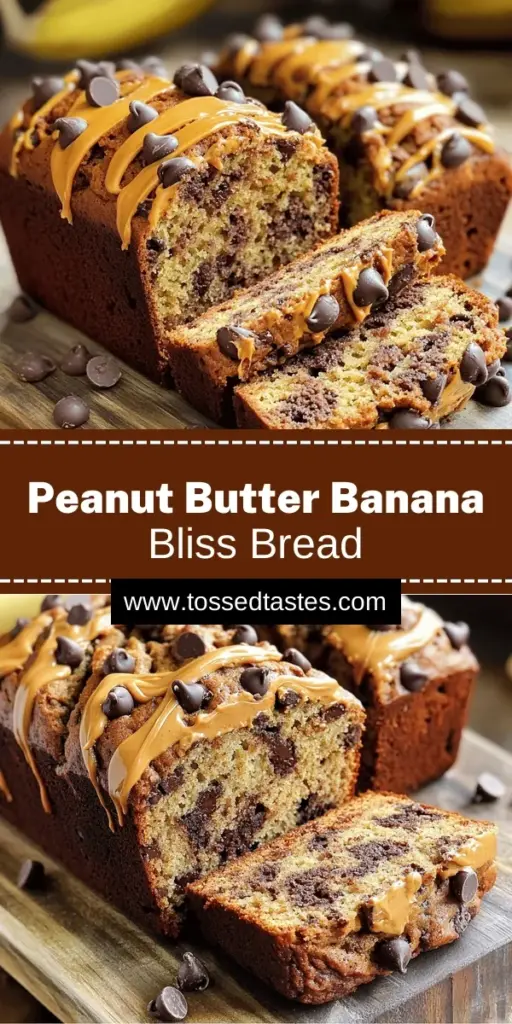 Indulge in the deliciousness of Peanut Butter Chocolate Chip Banana Bread with this easy recipe! Made with ripe bananas, creamy peanut butter, and rich chocolate chips, this moist banana bread is a perfect treat for any time of day. Discover the step-by-step instructions that make baking a breeze. Click through to explore how to whip up this delightful loaf that will impress family and friends alike!