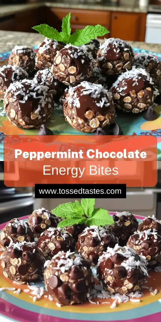 Indulge in these delicious No-Bake Peppermint Chocolate Energy Bites, the perfect sweet treat that’s quick and easy to make! Packed with rolled oats, almond butter, and rich dark chocolate, they’re a nutritious snack ideal for any time of day. With just 15 minutes of prep, you can create these tasty bites that are great for gifting or enjoying after a workout. Click through to discover the full recipe and surprise your taste buds!