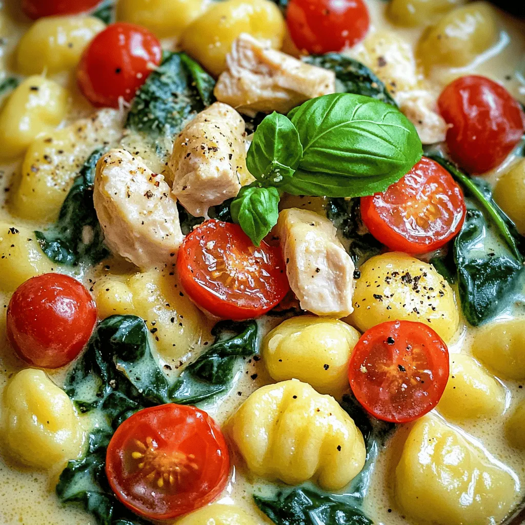 Creamy Tuscan Chicken Gnocchi Delightful Dinner Idea