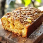 - 2 cups all-purpose flour - 1 teaspoon baking powder - 1/2 teaspoon baking soda - 1/2 teaspoon salt - 1 tablespoon ground cinnamon - 1/2 teaspoon ground nutmeg - 1/2 cup unsalted butter, softened - 1 cup granulated sugar - 2 large eggs - 1 teaspoon vanilla extract - 1/2 cup sour cream - 2 cups apples, peeled, cored, and diced - 1/2 cup packed brown sugar - 1/4 cup quick oats - 1 teaspoon granulated sugar for topping (optional) - You can use whole wheat flour for a healthier option. - Replace granulated sugar with coconut sugar for a lower glycemic index. - Use Greek yogurt instead of sour cream for extra protein. - Swap unsalted butter with coconut oil for a dairy-free version. - If you don’t have nutmeg, you can skip it or use cloves for a different spice. - 9x5-inch loaf pan for baking - Mixing bowls (medium and large) for combining ingredients - Electric mixer for creaming butter and sugar - Whisk for mixing dry ingredients - Measuring cups and spoons for accuracy - Rubber spatula for folding in apples and batter - Toothpick or skewer to check for doneness - Wire cooling rack for cooling the bread after baking Start by preheating your oven to 350°F (175°C). This step is key for even baking. While the oven heats, grab a 9x5-inch loaf pan. Generously grease it with butter or oil. This will help the bread come out easily. No one likes bread stuck to the pan! In a medium mixing bowl, whisk together the dry ingredients. Combine 2 cups of all-purpose flour, 1 teaspoon of baking powder, 1/2 teaspoon of baking soda, 1/2 teaspoon of salt, 1 tablespoon of ground cinnamon, and 1/2 teaspoon of ground nutmeg. Make sure there are no lumps in the mixture. This helps the bread rise well. Next, take a large mixing bowl. Use an electric mixer to cream together 1/2 cup of softened unsalted butter and 1 cup of granulated sugar. Mix until it becomes light and fluffy. This usually takes about 3 to 4 minutes. The air you whip in makes the bread soft. Now, add in 2 large eggs, one at a time. Mix well after each egg. Then, stir in 1 teaspoon of vanilla extract and 1/2 cup of sour cream. Mix until smooth. Gradually add the dry mixture to the wet mixture. Stir gently just until combined. Be careful not to overmix! Take 2 cups of peeled, cored, and diced apples. Granny Smith apples work best for a tart flavor. Carefully fold the diced apples into the batter. Make sure the apples are evenly spread without breaking them down too much. This adds great texture and flavor to your bread. In a small bowl, mix together 1/2 cup of packed brown sugar and 1/4 cup of quick oats. This will be your crunchy topping. Pour half of the batter into the loaf pan. Sprinkle half of the brown sugar-oat mixture over the batter. Then, pour in the rest of the batter and top with the remaining mixture. If you want a crunchier crust, sprinkle 1 teaspoon of granulated sugar on top. Place the loaf pan in the preheated oven. Bake for 55 to 65 minutes. Check if it’s done by inserting a toothpick into the center. If it comes out clean, your bread is ready! Let it cool in the pan for about 10 minutes before moving it to a wire rack. Enjoy the warm, sweet smell of cinnamon and apples filling your kitchen! To bake great Cinnamon Apple Bread, keep a few tips in mind. First, always measure your flour correctly. Use the spoon-and-level method for accuracy. Second, make sure your butter is soft. This helps it blend well with sugar. Creaming these two creates air, leading to a light bread. Lastly, preheat your oven to the right temperature. This ensures even cooking. Avoid overmixing your batter. This can lead to tough bread. Mix just until the dry ingredients are combined. Another common mistake is not preparing your pan well. Grease it generously to prevent sticking. If you don’t, you might lose part of your bread when removing it. Lastly, remember to cool the bread properly. Let it rest before slicing to keep it moist. To keep your bread moist, use sour cream. It adds richness and flavor. Choose apples that are juicy and tart, like Granny Smith. They bring brightness to each bite. Adding brown sugar and oats as a topping also helps. This creates a sweet, crunchy layer on top. If you want extra flavor, sprinkle cinnamon sugar on top before baking. It adds a lovely aroma and taste that fills your kitchen. {{image_4}} You can easily change the taste of your Cinnamon Apple Bread. Try adding nuts like walnuts or pecans for a nice crunch. If you like more spice, add a pinch of ginger or cloves. For a sweeter twist, mix in raisins or dried cranberries. Each addition can change the whole vibe of the bread. To make this bread gluten-free, use a gluten-free flour blend. Look for one that has xanthan gum. This helps with texture. Replace the regular flour with the gluten-free option in equal amounts. Your bread will still be soft and tasty. For a vegan twist, swap the eggs for flax eggs. Mix one tablespoon of flaxseed meal with three tablespoons of water. Let it sit until it thickens. Use plant-based butter instead of regular butter. You can also replace sour cream with a dairy-free yogurt. This way, everyone can enjoy a slice! To keep your Cinnamon Apple Bread fresh, wrap it tightly in plastic. This prevents air from drying it out. You can also place it in an airtight container. Store it at room temperature for up to three days. If you want to keep it longer, the fridge is a good option. Just remember that refrigeration can affect the texture. Freezing is a smart way to save your bread. First, let the bread cool completely. Then, wrap it in plastic wrap and foil. This keeps moisture in and prevents freezer burn. You can freeze it for up to three months. When you’re ready to enjoy it, thaw it in the fridge overnight. Reheating your bread brings back its yummy flavor. For a crisp crust, use the oven. Preheat it to 350°F (175°C). Place the bread in for about 10-15 minutes. You can also microwave it for a quick heat-up. Just cover it with a damp paper towel to keep it moist. Enjoy it warm, with a touch of butter or cream! I love using Granny Smith apples. They add a nice tartness that balances the sweetness. Honeycrisp or Fuji apples also work well if you prefer a sweeter taste. Both will hold their shape during baking, giving you a great bite in each slice. Yes, you can use whole wheat flour. It will make the bread denser and add a nutty flavor. I recommend mixing half whole wheat and half all-purpose flour for a lighter result. This way, you keep some fluffiness while still adding nutrition. To check if your bread is done, insert a toothpick into the center. If it comes out clean, the bread is ready. If you see wet batter, bake a bit longer. Keep an eye on it as ovens can vary. Absolutely! Walnuts or pecans add a lovely crunch. You can also mix in dried cranberries or raisins for extra sweetness. Just chop them well and fold them in with the apples to ensure even distribution. You can store the bread at room temperature for up to three days. If you want it to last longer, wrap it tightly and freeze it for up to three months. Just thaw it when you’re ready to enjoy. This guide covered all you need for baking delicious Cinnamon Apple Bread. You learned the right ingredients, tools, and step-by-step instructions to make it perfect. Tips helped you avoid common baking mistakes. Variations offered options for gluten-free or vegan bread. Lastly, you now know how to store and reheat leftovers. With this knowledge, you can bake confidently and enjoy each slice. Happy baking!