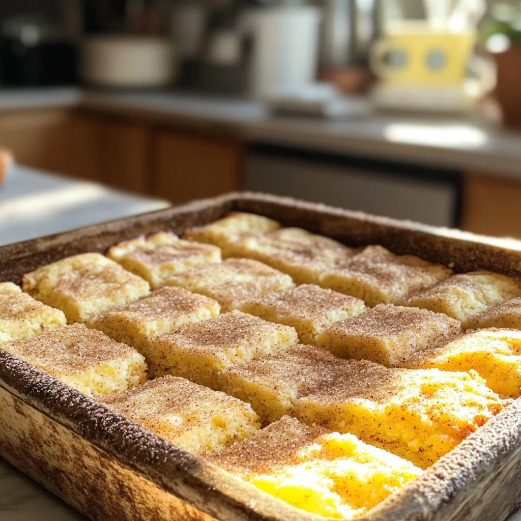 Snickerdoodle Cookie Bars Delicious and Easy Delight