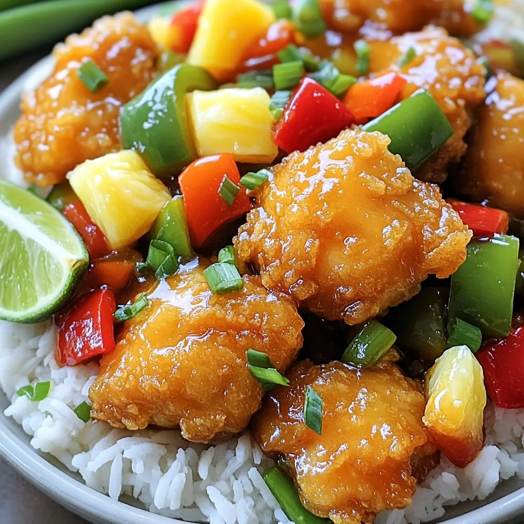 Crispy Sweet and Sour Chicken Better Than Takeout