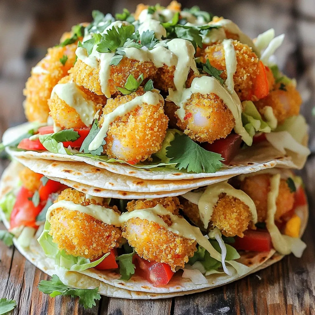 Air Fryer Bang Bang Shrimp Tacos Flavorful Feast