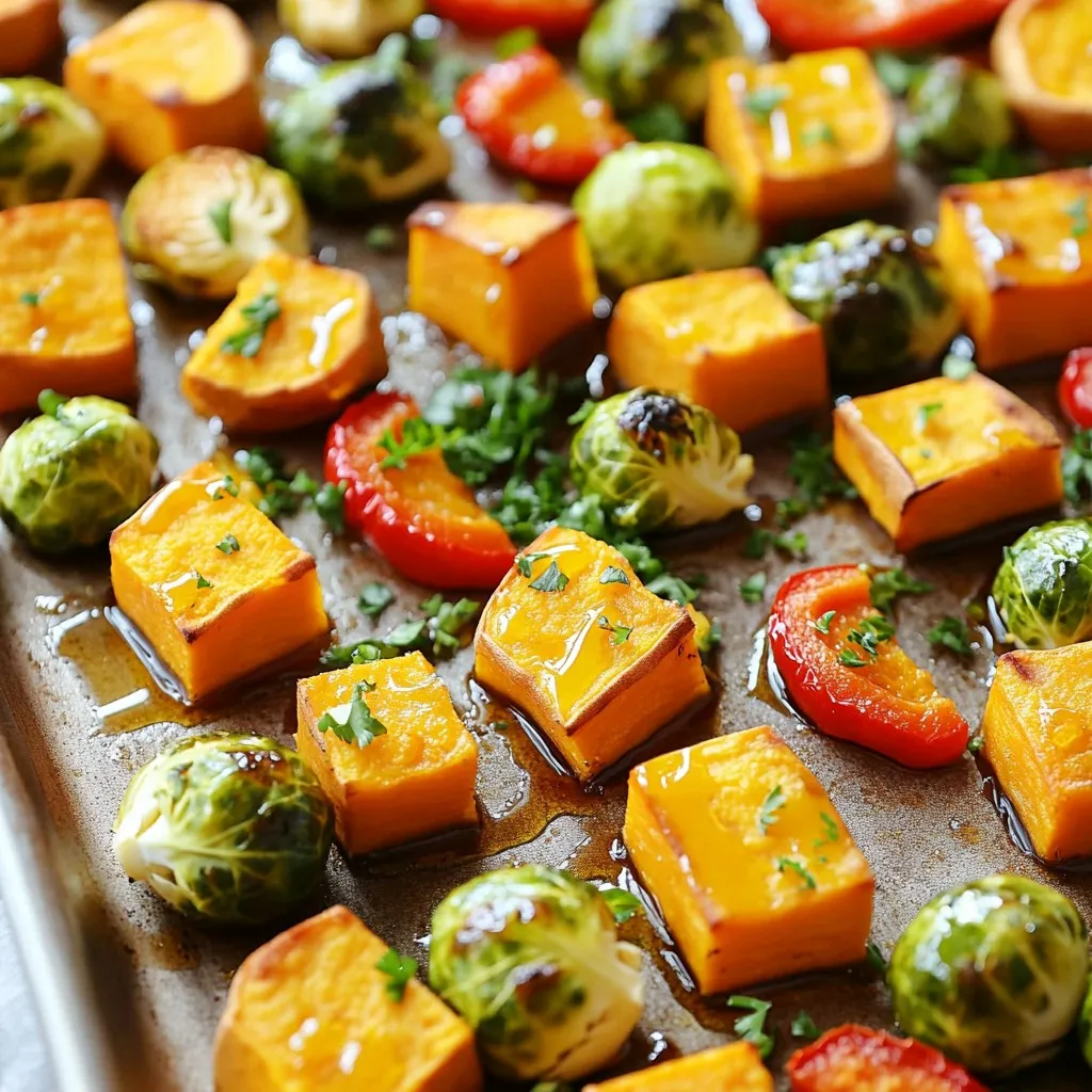 Sheet Pan Roasted Fall Veggies Healthy and Easy Dish