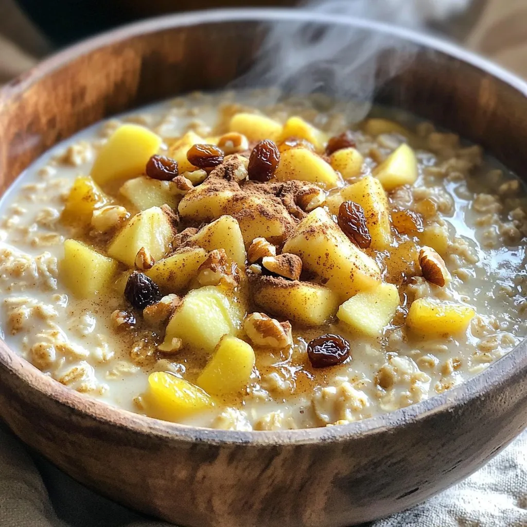 Slow Cooker Apple Cinnamon Oatmeal Cozy Breakfast Delight