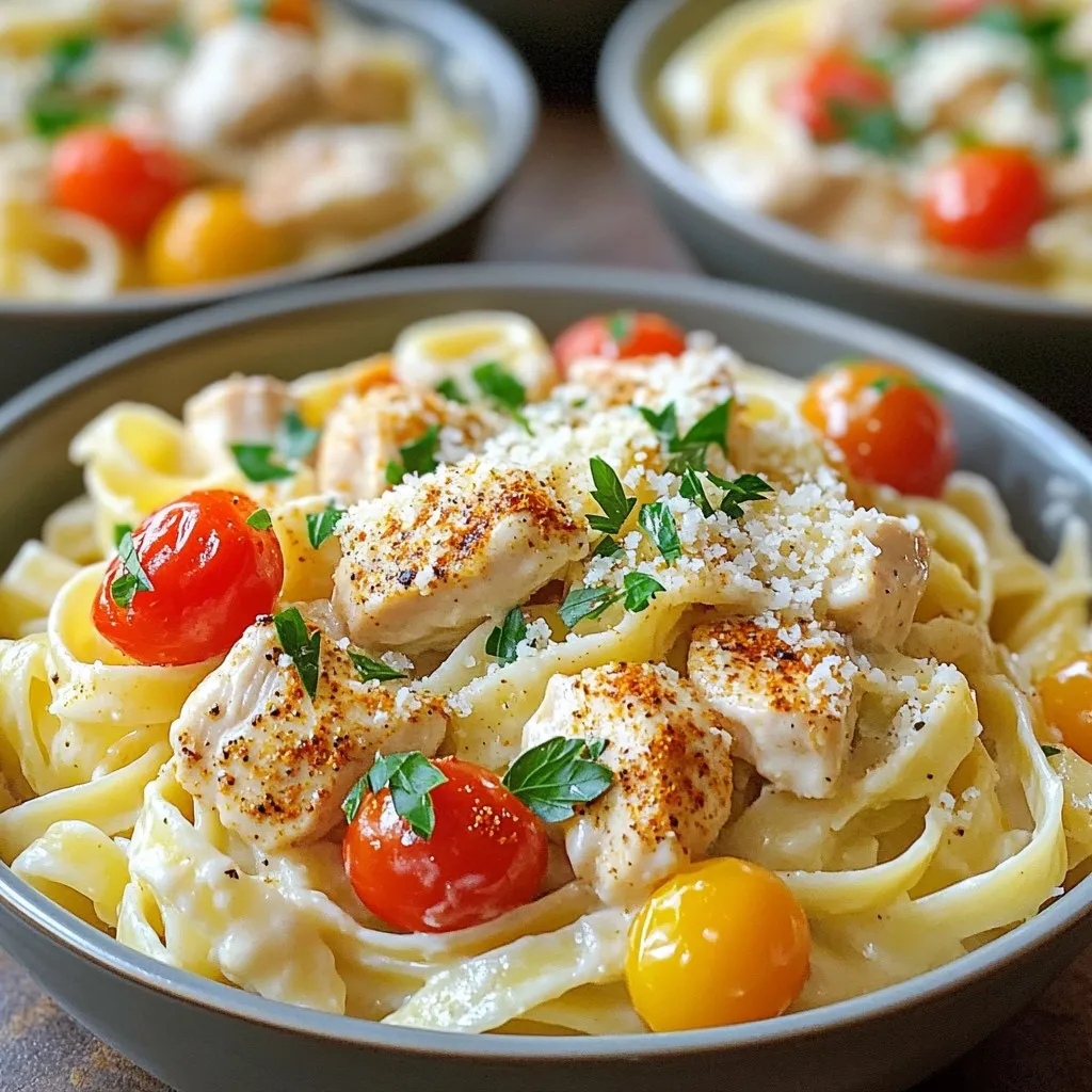 Creamy One-Pot Cajun Chicken Alfredo Delightful Meal