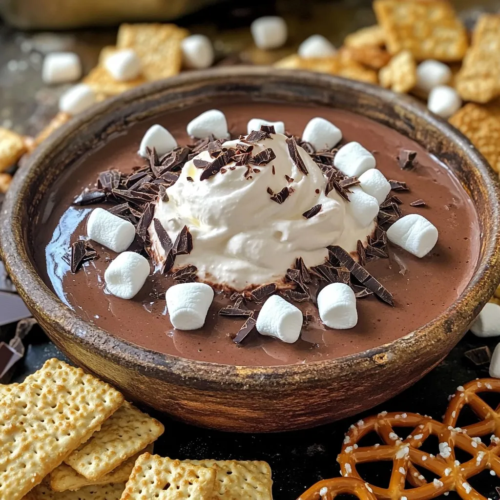 Hot Chocolate Cheesecake Dip Irresistible Creamy Treat