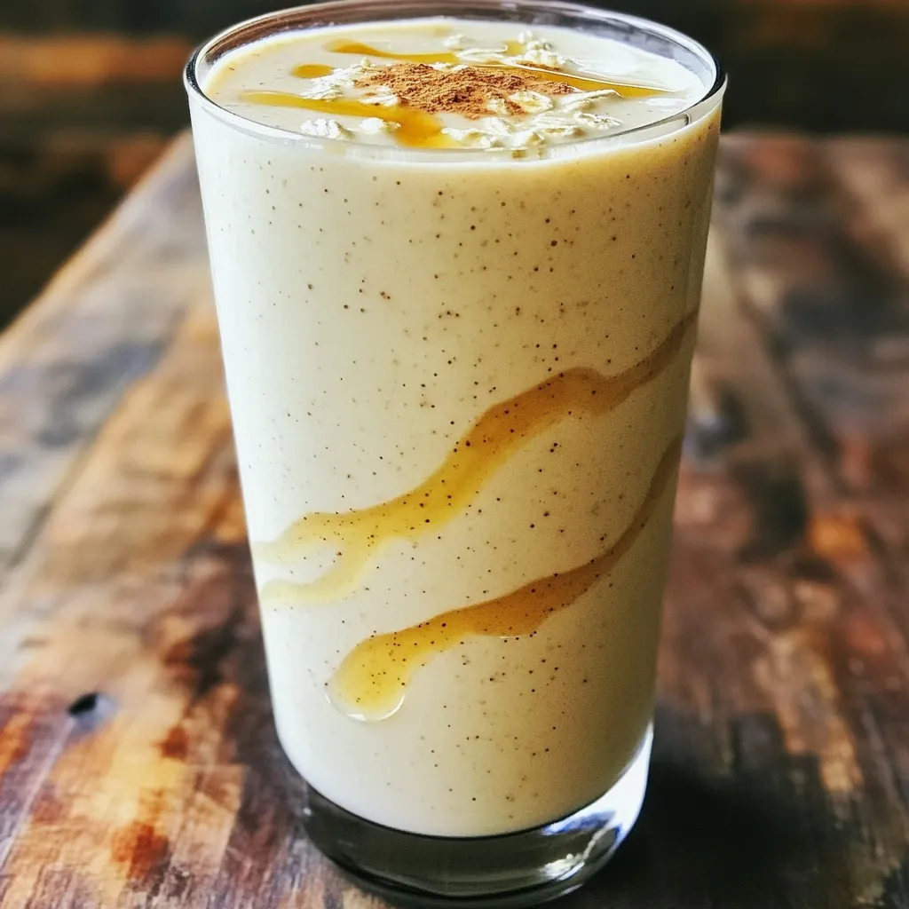Protein Cinnamon Roll Smoothie Rich and Tasty Recipe