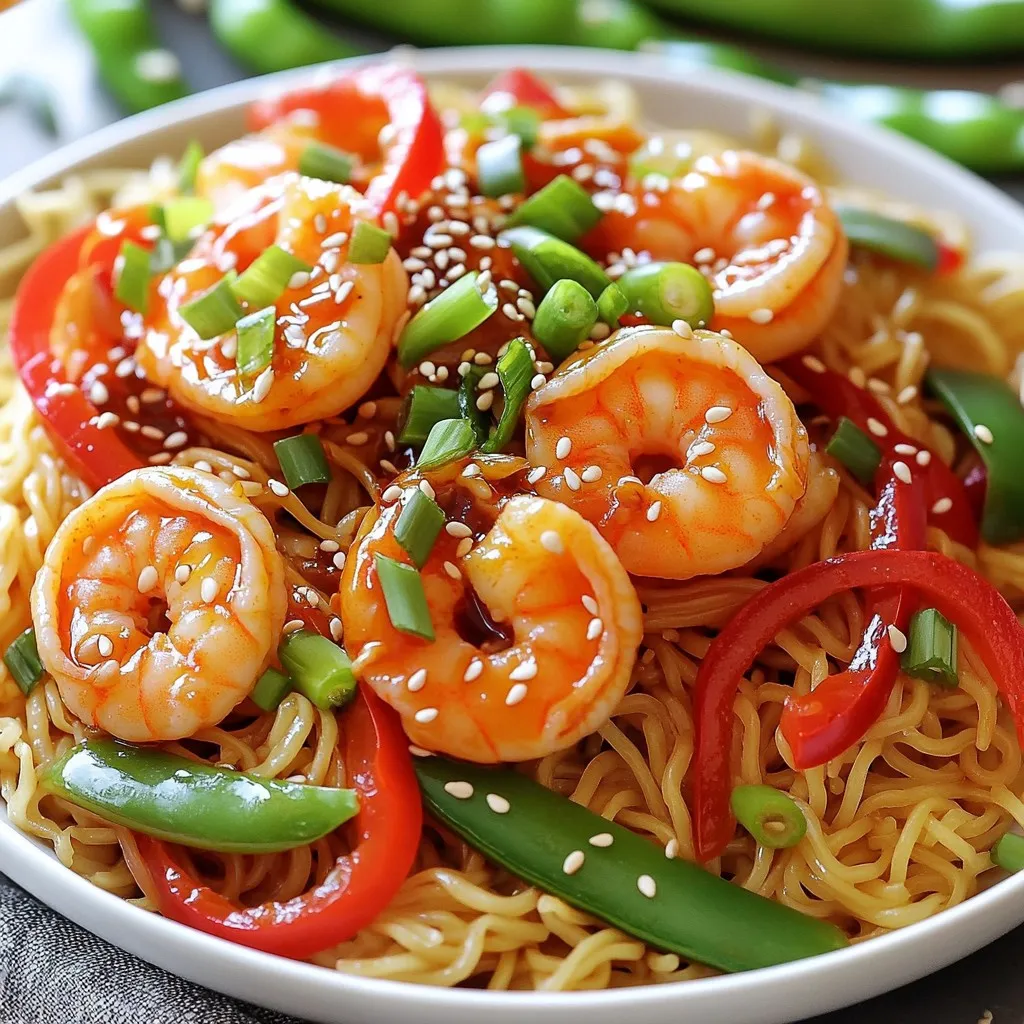 Minute Sweet Chili Shrimp Noodles Quick and Tasty Meal