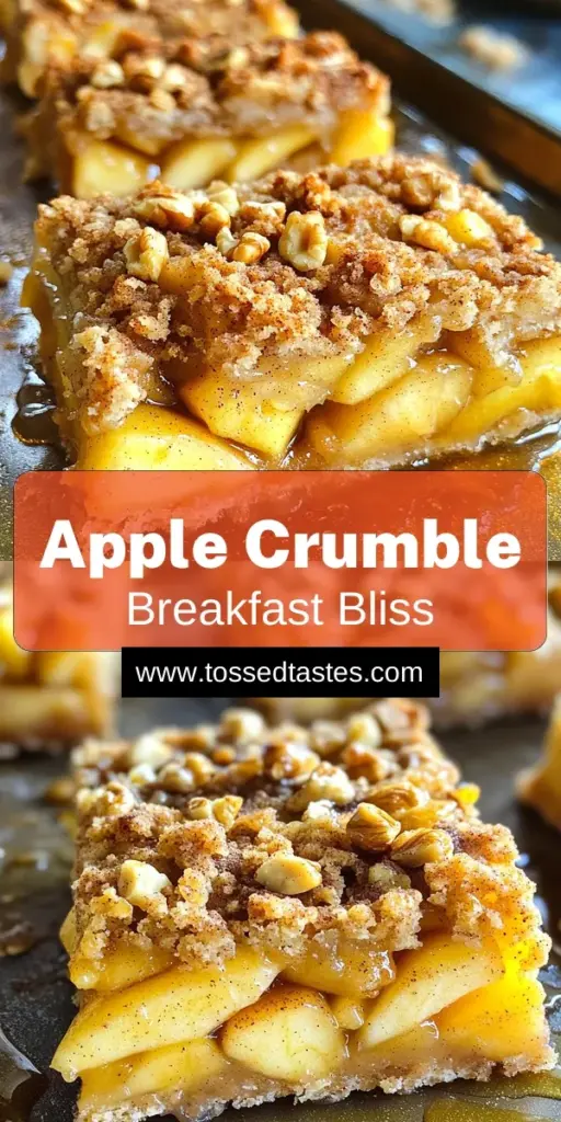 Start your day with these delightful Baked Apple Crumble Breakfast Bars! Made with wholesome ingredients like fresh apples, oats, and cinnamon, these bars are the perfect balance of sweet and satisfying. Easy to prepare and full of flavor, they make for a delicious breakfast or snack option. Click through to explore the full recipe, and get ready to impress your taste buds with this comforting treat!