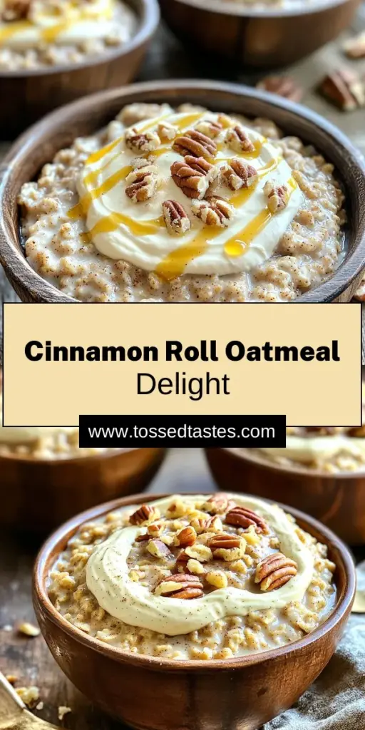 Savor the comforting flavors of Slow Cooker Cinnamon Roll Oatmeal with this easy recipe! In just 10 minutes of prep, you can enjoy a creamy, sweet breakfast that’s ready in 7 hours. Made with rolled oats, almond milk, and a decadent cream cheese swirl, it’s a delightful start to your day. Explore the full recipe and bring a cozy touch to your mornings—click through for all the delicious details!
