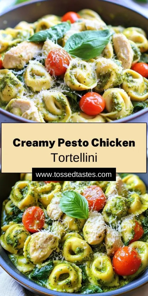 Indulge in the deliciousness of One Pot Creamy Pesto Chicken Tortellini, a quick and easy meal perfect for busy nights! With tender chicken, creamy pesto, and cheesy tortellini, this dish comes together in just 20 minutes. Discover how to whip up this comforting recipe that everyone will love. Click through for step-by-step instructions and tips to elevate your dinner tonight! Enjoy a hassle-free cooking experience with this delightful recipe!