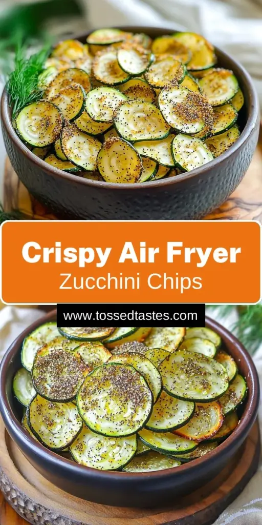 Discover the perfect snack with these Air Fryer Everything Bagel Zucchini Chips! Crunchy, flavorful, and easy to make, this recipe uses just a few ingredients like zucchini, olive oil, and everything bagel seasoning for a delicious twist. Follow our simple steps for crispy chips in no time. Ready to crunch on something tasty? Click through for the full recipe and elevate your snacking game today!