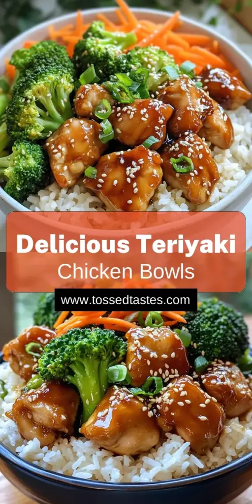 Create a delicious and satisfying meal with these Teriyaki Chicken Rice Bowls! This easy recipe combines tender marinated chicken with fluffy jasmine rice and vibrant veggies for a wholesome dinner that the whole family will love. In just 45 minutes, you can bring this flavorful dish to your table. Click through to discover the step-by-step guide and enjoy a homemade taste of Japan tonight!