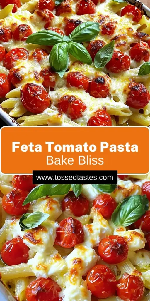Indulge in this delicious Feta & Tomato Pasta Bake recipe that promises warmth and flavor in every bite! With creamy feta, juicy cherry tomatoes, and perfectly baked pasta, this dish is a comforting delight that's easy to make. Whether you're looking for a weeknight meal or a cozy dinner party option, this recipe has got you covered. Click to explore the full recipe and elevate your dinner tonight!