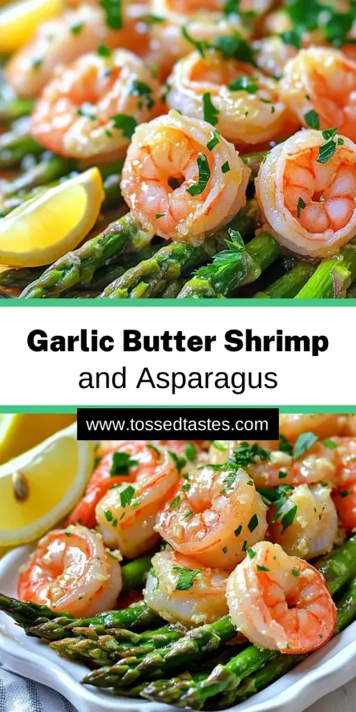 Indulge in a mouthwatering Garlic Butter Shrimp & Asparagus Delight that’s quick and easy to prepare! This delicious recipe combines succulent shrimp marinated in a flavorful garlic butter mixture with crisp asparagus, all baked to perfection. Ready in just 25 minutes, it's ideal for weeknight dinners or special occasions. Click through to explore the full recipe and elevate your cooking game with this delightful dish!