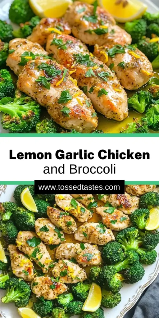 Enjoy a burst of flavor with Zesty Lemon Garlic Chicken & Broccoli Delight! This easy recipe combines juicy chicken breasts and vibrant broccoli, all infused with a zesty lemon garlic marinade. Perfect for a quick dinner, you can have it ready in just 45 minutes! Click through to explore the full recipe, tips for the best presentation, and ways to elevate your meal with simple garnishes that add a special touch. Don’t miss out!