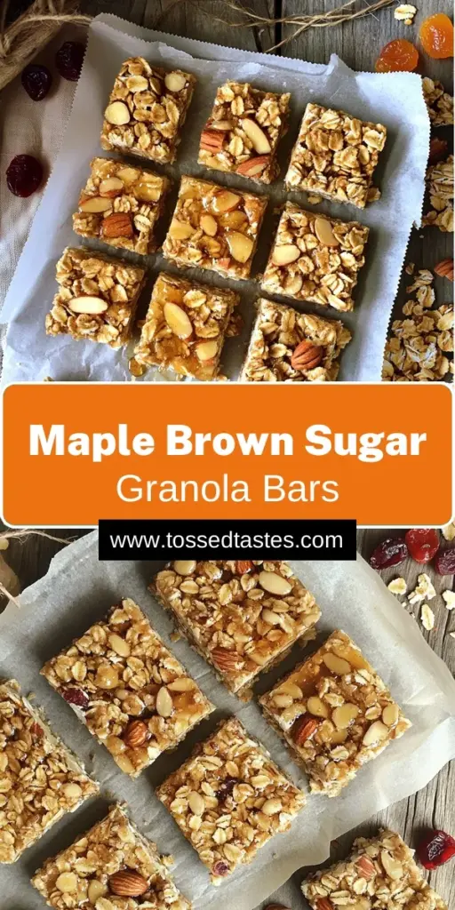 Satisfy your snack cravings with these delicious Maple Brown Sugar Granola Bars! Packed with wholesome oats, nuts, and a touch of sweetness from honey and maple syrup, they make the perfect healthy treat. Easy to make and great for on-the-go, these bars are a wonderful balance of flavor and nutrition. Click through to explore the full recipe and discover how to create your own batch of these delightful snacks!
