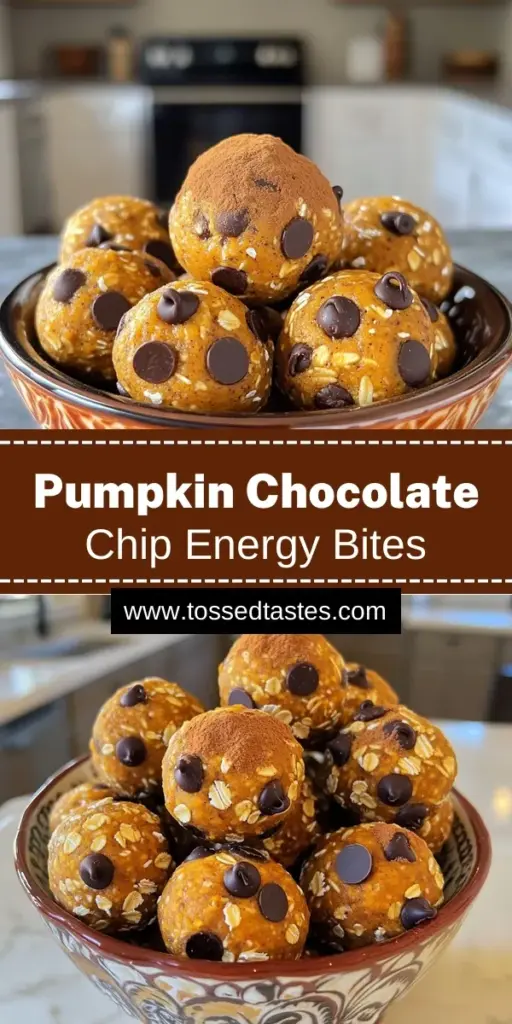 Looking for a quick and delicious snack? Try these No-Bake Pumpkin Chocolate Chip Energy Balls! Packed with wholesome ingredients like oats and pumpkin puree, these treats take just 10 minutes to prep. Sweetened naturally and perfect for an on-the-go boost, you can customize them with your favorite nuts or nut butter. Click through to discover the full recipe and enjoy a healthy snack that everyone will love!