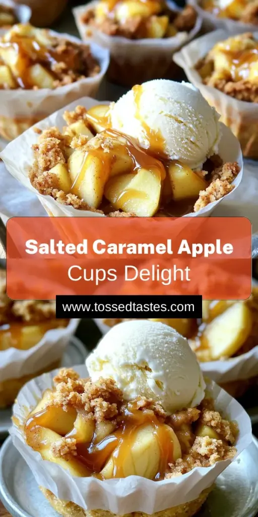 Indulge in the delightful goodness of Salted Caramel Apple Crumble Cups! These easy-to-make treats are filled with juicy apples, a crunchy crumble, and a heavenly drizzle of salted caramel sauce. Perfect for any gathering or a cozy night in, they combine sweet and savory flavors that everyone will love. Click through to discover the full recipe and make these scrumptious cups for your next dessert party!