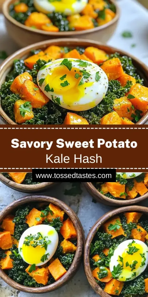 Start your morning right with this delicious Savory Sweet Potato & Kale Breakfast Hash! Packed with flavor from sautéed sweet potatoes, vibrant kale, and perfectly cooked eggs, this hearty dish is perfect for a nutritious breakfast. In just 30 minutes, you can create a colorful and satisfying meal that will fuel your day. Click through for the full recipe and tips to elevate your breakfast game!