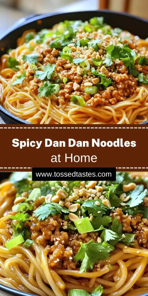 Craving takeout but want to stay in? Try these Better-Than-Takeout Spicy Dan Dan Noodles that are bursting with flavor and easy to make! With simple ingredients like fresh noodles, savory sesame sauce, and optional ground chicken for added protein, this dish will satisfy your cravings in just 30 minutes. Click to explore the full recipe and learn how to create this delicious meal at home!