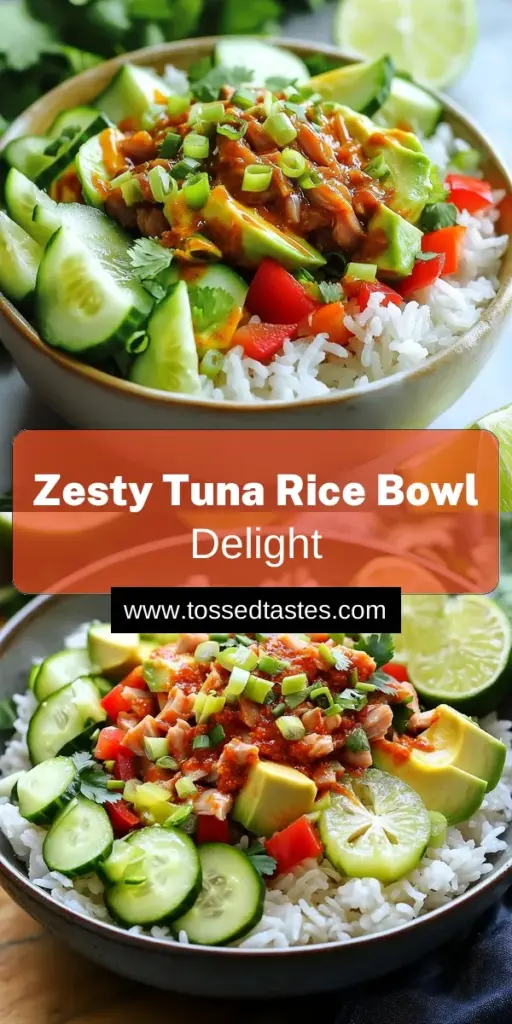 Dive into flavor with these zingy chili lime tuna rice bowls that are quick, nutritious, and incredibly satisfying! Made with fresh ingredients like avocado, cucumber, and a kick of chili paste, this dish is perfect for a quick meal or a light lunch. Ready in just 10 minutes, these bowls are not only visually appealing but also bursting with taste. Click to explore the full recipe and bring this deliciousness to your table today!