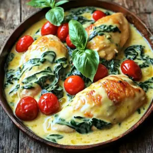 - 4 boneless, skinless chicken breasts - 1 tablespoon olive oil - 1 medium onion, finely chopped - 3 cloves garlic, minced - 1 teaspoon Italian seasoning - 1 teaspoon paprika - 1 cup heavy cream - ½ cup grated Parmesan cheese - 1 cup chicken broth The key to a great Instant Pot Creamy Tuscan Chicken lies in the ingredients. Start with the chicken breasts. They should be boneless and skinless for the best texture. The olive oil gives a nice, rich flavor. The finely chopped onion adds sweetness and depth. Garlic brings a powerful fragrance to the dish. Using fresh garlic is always best. Italian seasoning gives it that classic Tuscan vibe. Paprika adds a lovely warmth and color. For the creamy sauce, heavy cream is a must. It creates that luscious texture. Grated Parmesan cheese not only thickens the sauce but adds a salty kick. Chicken broth provides the base for flavor. These ingredients come together to create a dish that feels fancy but is simple to make. First, set your Instant Pot to 'Sauté' mode. Add 1 tablespoon of olive oil. Wait until the oil shines. Next, add a finely chopped onion. Cook it for about 3-4 minutes. You want the onion to become soft and clear. Then, toss in 3 minced garlic cloves. Cook this for another minute until you smell that lovely garlic aroma. Now, it's time for the chicken. Place 4 chicken breasts into the pot. Season them well with salt, pepper, 1 teaspoon of Italian seasoning, and 1 teaspoon of paprika. Sear the chicken for about 2 minutes on each side. You want a nice golden color. This step locks in the flavors. After that, add 1 cup of chicken broth. Make sure to scrape the bottom of the pot. This helps avoid burns during cooking. Secure the lid of the Instant Pot. Set it to 'Manual' mode and adjust the timer to 10 minutes. Ensure the steam release valve is set to 'Sealing'. When the cooking cycle ends, let the pressure release naturally for 5 minutes. Then, switch to quick release for any remaining steam. Carefully open the lid and set the chicken aside on a plate. Cover it with foil to keep warm. Return the pot to 'Sauté' mode. Stir in 1 cup of heavy cream, ½ cup of grated Parmesan cheese, 1 cup of halved cherry tomatoes, and 1 cup of fresh spinach. Cook this for 2-3 minutes. Stir often until the spinach wilts and the sauce is creamy. Finally, add the chicken back into the pot. Let it soak in the creamy sauce for another minute. Taste and add more salt and pepper if needed. Enjoy your meal! Browning the chicken is key for great taste. When you sear the chicken, it forms a nice crust. This crust adds depth to the sauce. Use salt, pepper, Italian seasoning, and paprika to flavor the chicken well. These spices bring out the best in each bite. The creaminess comes from the heavy cream and Parmesan cheese. Start with one cup of cream. Add more if you like it richer. Use half a cup of grated Parmesan for the right amount of cheese flavor. Stir well to mix the cream and cheese evenly. This helps create a smooth sauce. Sometimes, food can burn on the bottom. To avoid this, always scrape the pot after adding the broth. This will lift any stuck bits. When the cooking is done, let the steam release naturally for five minutes. Then, switch to quick release. This method keeps the chicken juicy and tender. {{image_4}} You can switch out the chicken breasts for thighs. Thighs are juicier and add rich flavor. If you want more texture, add sliced mushrooms or chopped bell peppers. Both add a nice crunch and color. To make this dish gluten-free, use gluten-free chicken broth. Most brands offer this option. For a dairy-free meal, swap heavy cream with coconut cream or almond milk. Nutritional yeast can replace Parmesan cheese for a cheesy flavor without dairy. This creamy Tuscan chicken pairs well with rice or pasta. Both soak up the sauce perfectly. For a lighter option, serve it with a fresh salad. A simple green salad with lemon vinaigrette complements the rich flavors nicely. After you enjoy your Instant Pot Creamy Tuscan Chicken, store any leftovers in the fridge. Use an airtight container to keep it fresh. The best time to eat leftovers is within 3 to 4 days. This keeps the flavors strong and safe to eat. If you want to save some for later, freezing is a great option. First, let the dish cool completely. Then, place it in a freezer-safe container. Make sure to leave some space for the sauce to expand. To reheat, thaw it overnight in the fridge. Then, warm it on the stove over low heat, stirring gently. To keep your Creamy Tuscan Chicken fresh, use glass or plastic containers with tight lids. Keep an eye out for signs of spoilage. If you see any off smells, changes in color, or mold, it's time to throw it out. Remember, good storage helps you enjoy your meal longer! The cooking time for Instant Pot chicken is 10 minutes on high pressure. This time is for boneless, skinless chicken breasts. Keep in mind, it may take about 10 minutes to build pressure before the timer starts. After cooking, let the pressure release naturally for 5 minutes. This helps keep the chicken moist. Then, switch to quick release for any remaining steam. This method helps lock in flavor and ensures the chicken cooks evenly. Yes, you can use frozen chicken for this recipe. Just adjust the cooking time to 12-15 minutes. Make sure the chicken pieces are separated and not stuck together. Add a minute or two to the cooking time if they are very thick. Always check the chicken’s internal temperature. It should reach 165°F for safe eating. Using frozen chicken can save time and still give you a tasty meal. To add spice to your Creamy Tuscan Chicken, consider using red pepper flakes or cayenne pepper. Start with a small amount, like ¼ teaspoon, and adjust to taste. You can also add diced jalapeños or chopped chili peppers during the sauté step. If you enjoy a bit of heat, adding a splash of hot sauce before serving can elevate the dish. Experiment with different spices to find your perfect heat level! This blog post shared a tasty Instant Pot chicken recipe, covering ingredients, cooking steps, and tips. I explained how to sauté, sear, and make a creamy sauce. Variations let you swap ingredients based on your needs. I also offered storage tips to keep your dish fresh. By following these steps, you can enjoy delicious meals easily. Now you can impress your family and friends with your cooking skills!