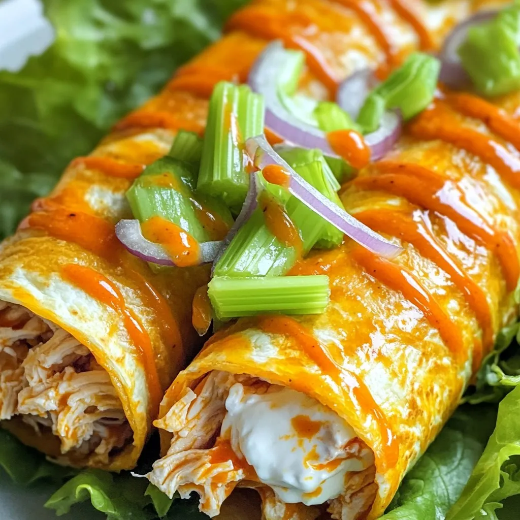 Air Fryer Buffalo Chicken Wraps Quick and Tasty Meal