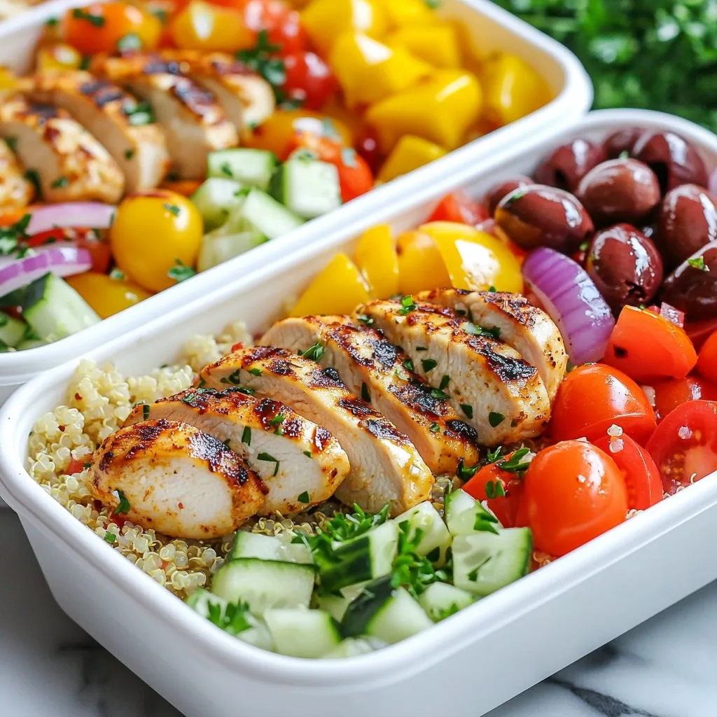 Greek Chicken Meal-Prep Bowls for Flavorful Eating