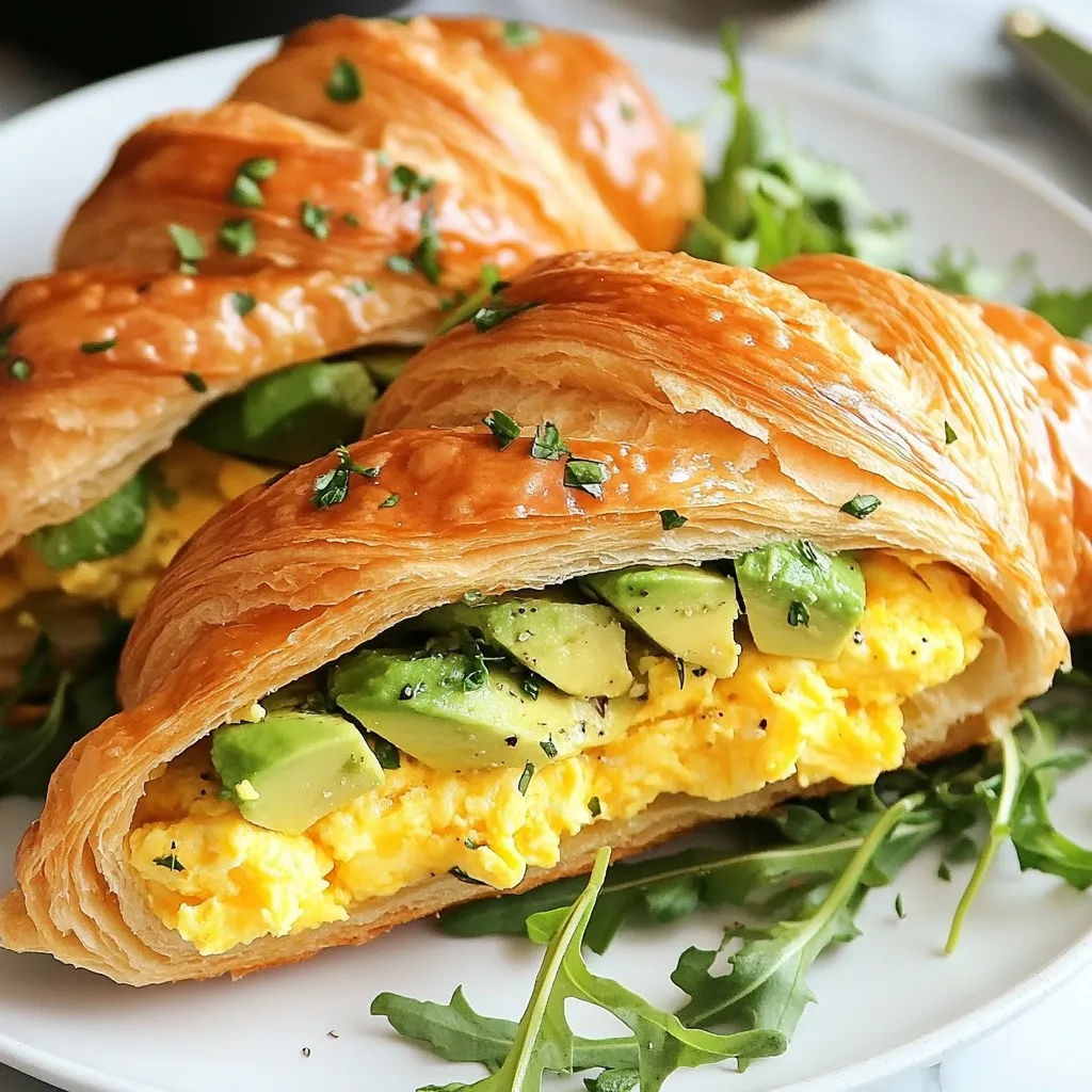 Savory Breakfast Croissant Sandwich Easy to Make Recipe