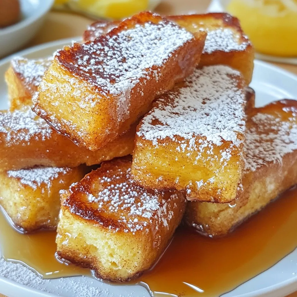 Cinnamon French Toast Sticks Simple and Tasty Recipe