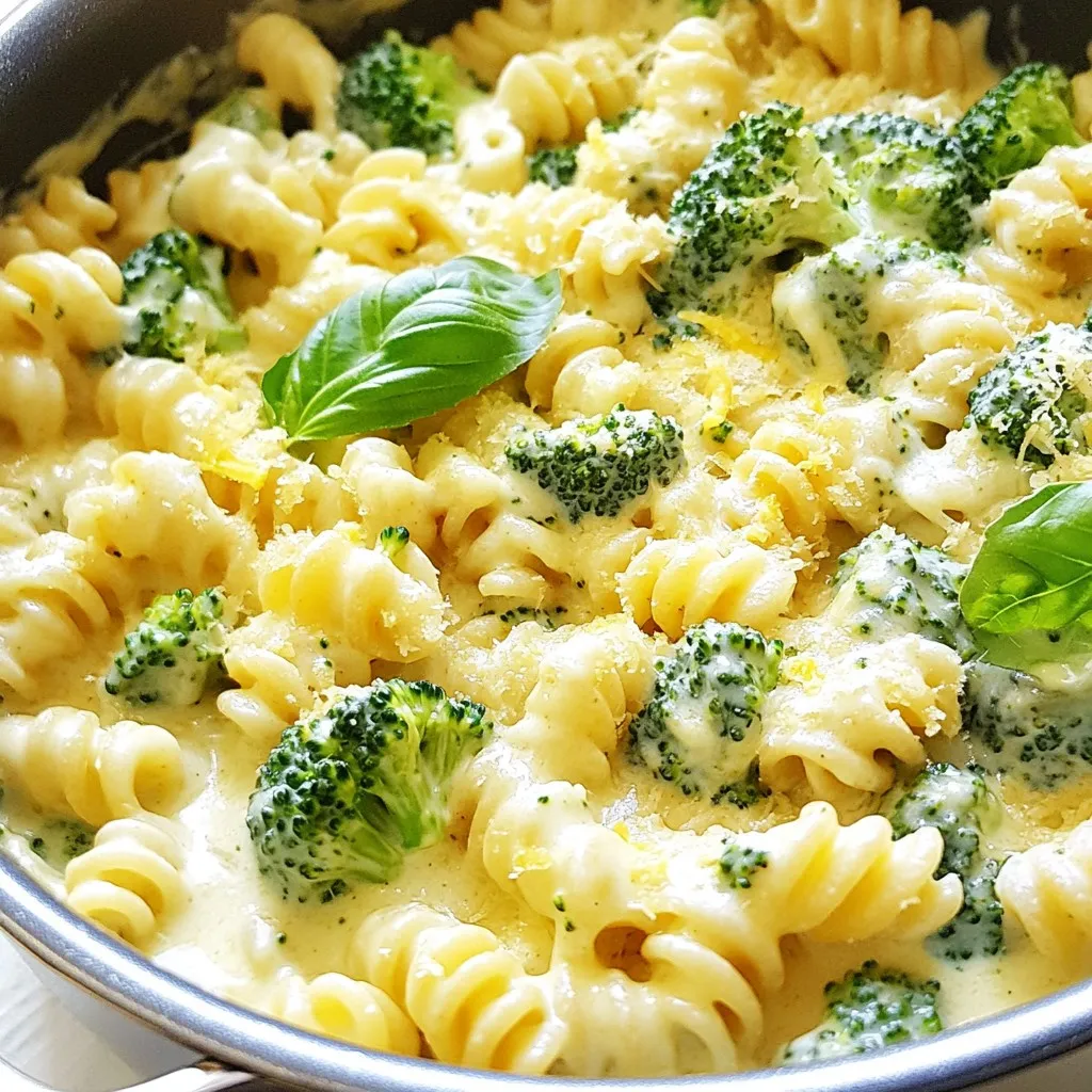Hearty One Pot Creamy Broccoli Pasta Meal Idea