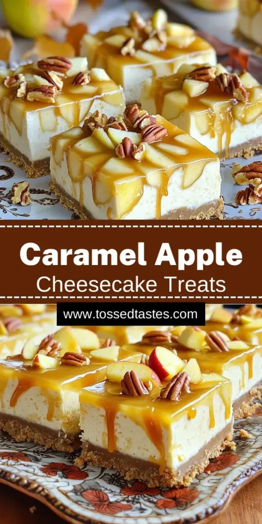 Indulge in the ultimate dessert delight with these Caramel Apple Cheesecake Bars! Perfectly creamy and bursting with sweet Granny Smith apples, this recipe combines a crunchy graham cracker crust with a luscious caramel swirl. Easy to make and irresistible to taste, these cheesecake bars are sure to impress at any gathering. Click through now to explore the full recipe and treat yourself to a slice of heaven!