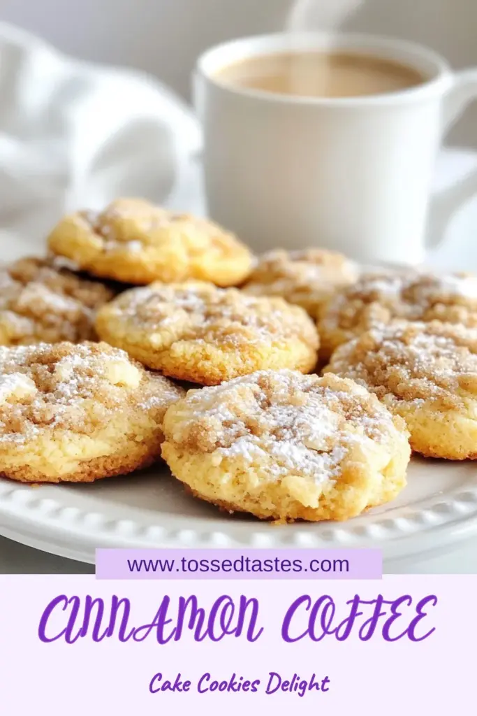 Indulge in the irresistible flavor of Cinnamon Streusel Cookies with this easy Coffee Cake Cookies Recipe! Soft and chewy cookies are topped with a buttery streusel that takes your snack time to the next level. Perfect for coffee lovers, these delightful treats are your go-to for quick baking. Try these easy cookie recipes today and savor every bite! Save and share for later! #CinnamonStreuselCookies #CoffeeCakeCookiesRecipe #EasyCookieRecipes #StreuselToppingCookies