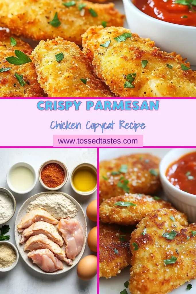 Discover the deliciousness of Copycat Longhorn Parmesan Chicken with this easy Parmesan crusted chicken recipe! Perfect for busy weeknights, this homemade Parmesan chicken is a satisfying twist on fried chicken with marinara sauce. Juicy, tender, and crisp, it’s sure to impress the whole family. Don’t miss out – try it today and elevate your easy chicken dinner recipes! Save this recipe for later! #CookingAtHome #ChickenRecipe #ItalianCuisine #YummyEats