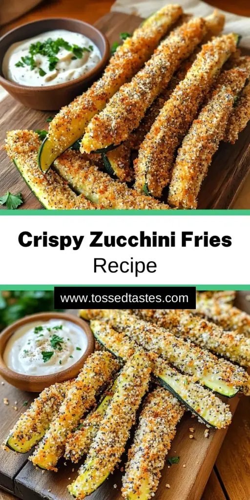 Indulge in a healthier snack with these Crispy Everything Bagel Zucchini Fries! Made with fresh zucchinis and a delicious breading mix, these fries are a perfect air fryer recipe for a quick bite. In just 25 minutes, you can create a crunchy, flavorful dish that's sure to impress. Ready to satisfy your cravings? Click through to discover the full recipe and elevate your snacking game today!