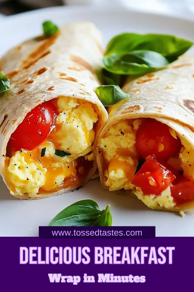 Start your day right with this easy egg cheese tomato wrap! Packed with vibrant flavors, this breakfast wrap recipe is simple, delicious, and perfect for healthy breakfast ideas. Made with whole wheat tortillas, it's one of the best easy egg recipes you can whip up in just 15 minutes. Enjoy a nutritious breakfast that fuels your morning. Save this recipe for later and try it today! #HealthyBreakfast #BreakfastWrap #EasyEggRecipes #WholeWheatTortillas