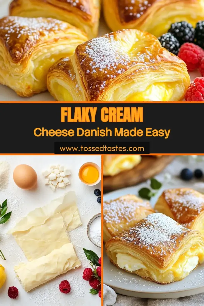 Indulge in this homemade Cheese Danish recipe that delivers a delightful puff pastry dessert with a creamy filling. This flaky cheese Danish is perfect for breakfast or a sweet treat. With just a few ingredients, you can create a delicious homemade cheese pastry that's sure to impress. Enjoy these Cream cheese Danish topped with fresh berries for extra flavor. Try this simple recipe and elevate your pastry game today! #cheesedanish #homecooking #puffpastry #baking