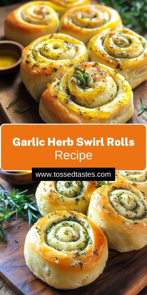 Indulge in the delightful taste of Herb and Garlic Swirl Rolls with this easy-to-follow recipe! Learn how to create soft and savory rolls featuring a luscious garlic herb filling that will elevate any meal. Perfect for gatherings or a cozy night in, these rolls are a true crowd-pleaser. Click to discover the full recipe and bring the irresistible aroma of homemade bread to your kitchen today!