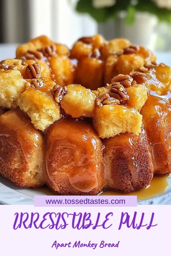 Indulge in this classic pull-apart monkey bread recipe that’s perfect for any gathering! This easy monkey bread combines cinnamon sugar biscuit bread with a buttery, sweet glaze, all baked perfectly in a bundt pan. With simple ingredients, you can whip up delicious monkey bread that everyone will love. Perfect for breakfast or dessert, your family will be asking for seconds! Save this easy recipe today and enjoy! #MonkeyBread #PullApartMonkeyBread #EasyMonkeyBread #CinnamonSugarBiscuitBread