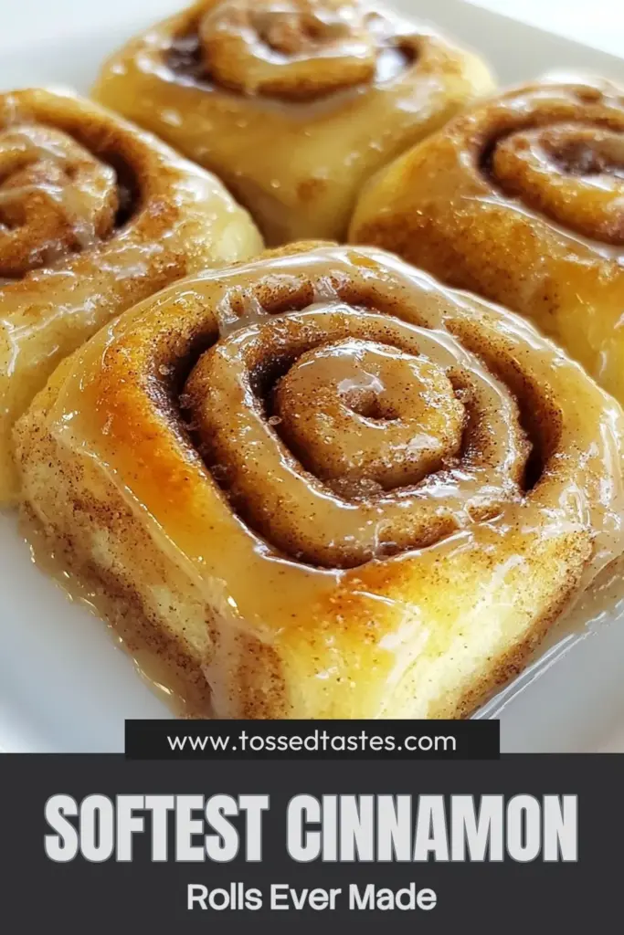 Indulge in the ultimate comfort food with this delicious cinnamon rolls recipe! These soft cinnamon rolls are made with the best cinnamon roll dough, ensuring a fluffy texture that pairs perfectly with our easy vanilla glaze recipe. Perfect for breakfast or brunch, these homemade cinnamon rolls will impress your family and friends. Don’t miss out—save this recipe for your next baking adventure! #CinnamonRolls #HomemadeTreats #BakingJoy #BreakfastIdeas
