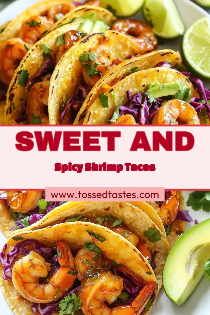Indulge in the mouthwatering flavors of honey garlic shrimp tacos! This easy shrimp taco recipe features succulent shrimp marinated in a simple honey garlic marinade that adds a delicious twist. Pair your shrimp tacos with avocado and fresh red cabbage for the perfect crunch. Ready in just 35 minutes, these shrimp tacos are ideal for quick weeknight dinners. Save this recipe for a tasty meal you’ll love! #ShrimpTacoRecipe #EasyShrimpTacos #HoneyGarlicShrimpTacos #ShrimpTacosWithAvocado