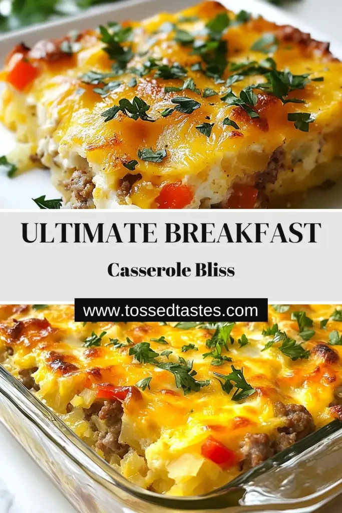 Start your day with this irresistible Crack Breakfast Casserole! This easy breakfast recipe combines eggs, hash browns, and sausage for a hearty egg breakfast casserole that's perfect for any occasion. Loaded with cheese and colorful bell peppers, it's a winning hash brown casserole that everyone will love. Ideal for brunch or meal prep, this sausage and cheese casserole is a must-try. Save this simple recipe for your next breakfast feast! #BreakfastCasserole #EasyBreakfastRecipe #SausageAndCheeseCasserole #HashBrownCasserole