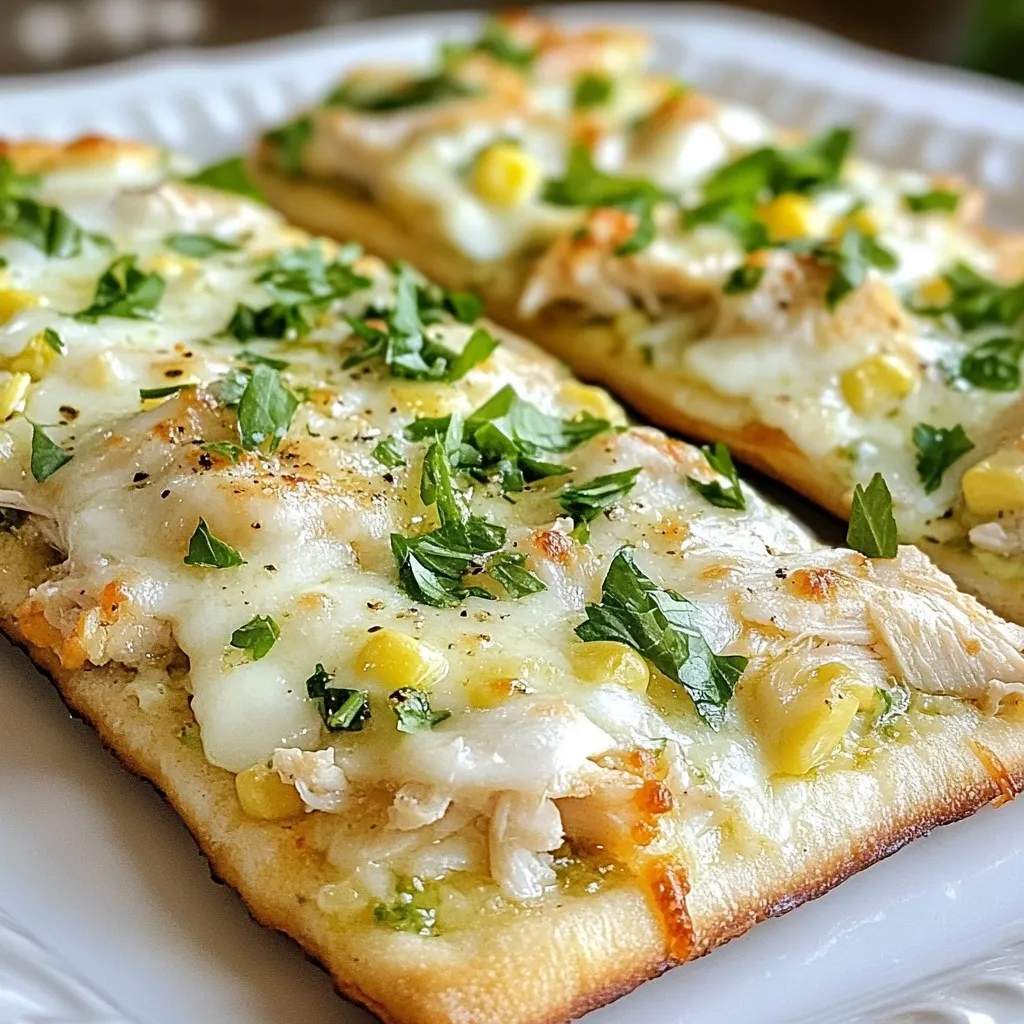 Cheesy Chicken Caesar Flatbread Flavorful and Easy Meal